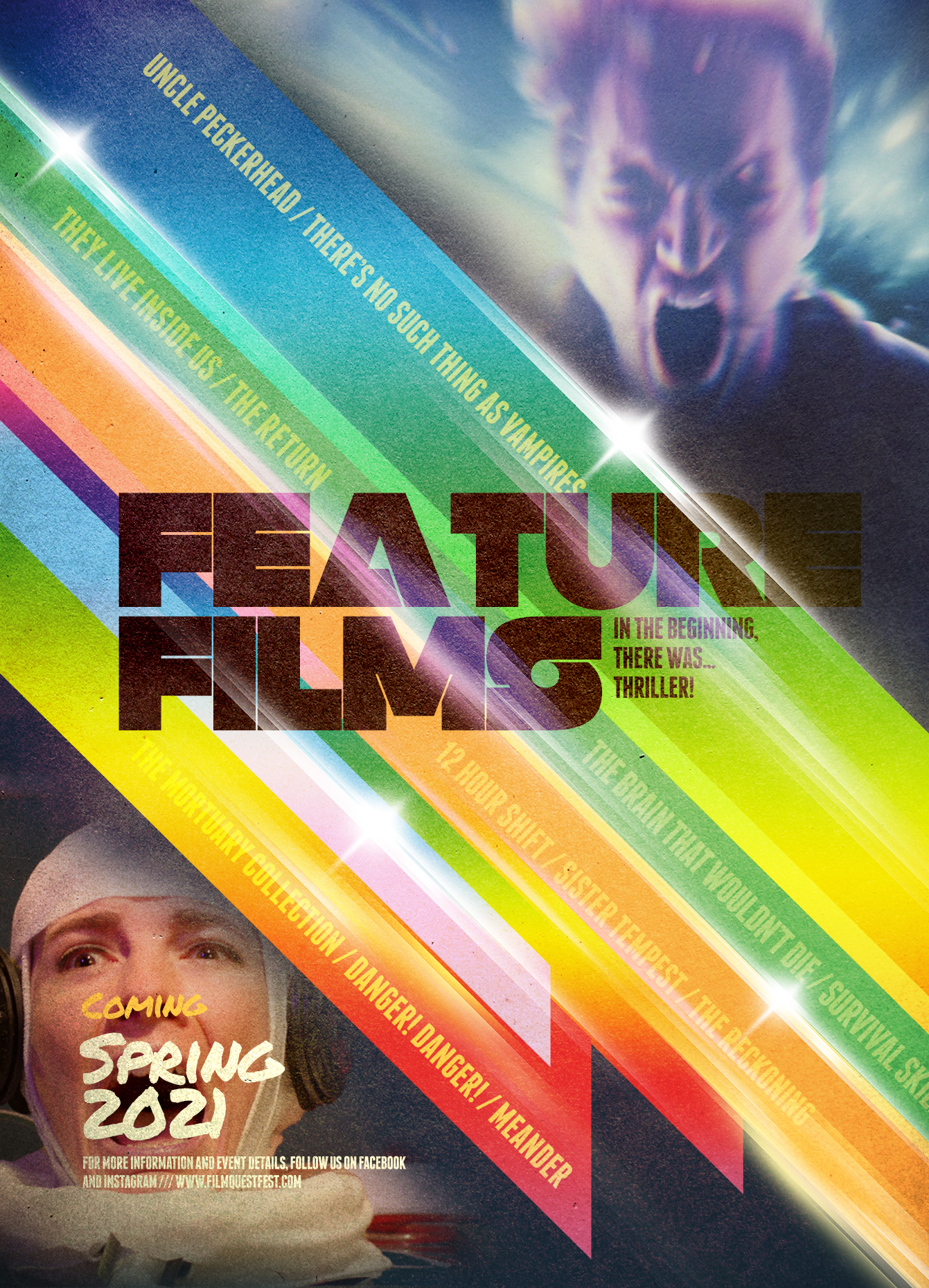 FilmQuest - 80s Promo Style - Features